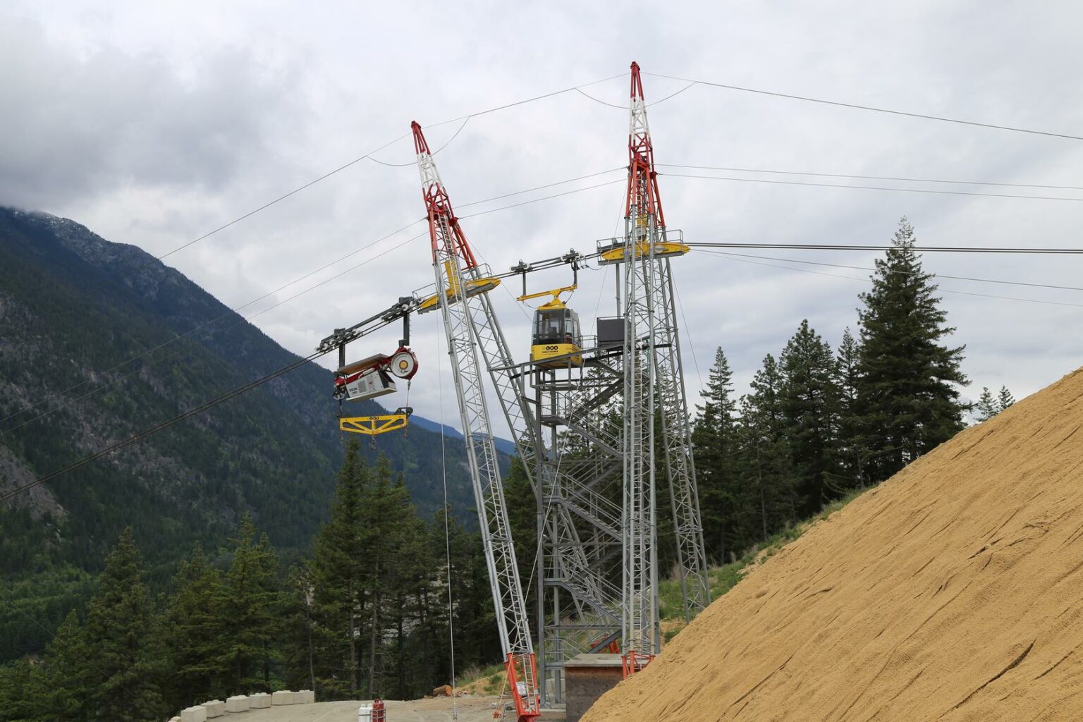 LCS The Cable Crane Company First permanent LCS cable crane system